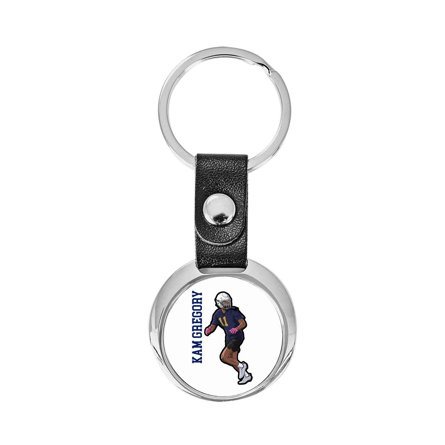 Key Chain — Name Vertical in Classic