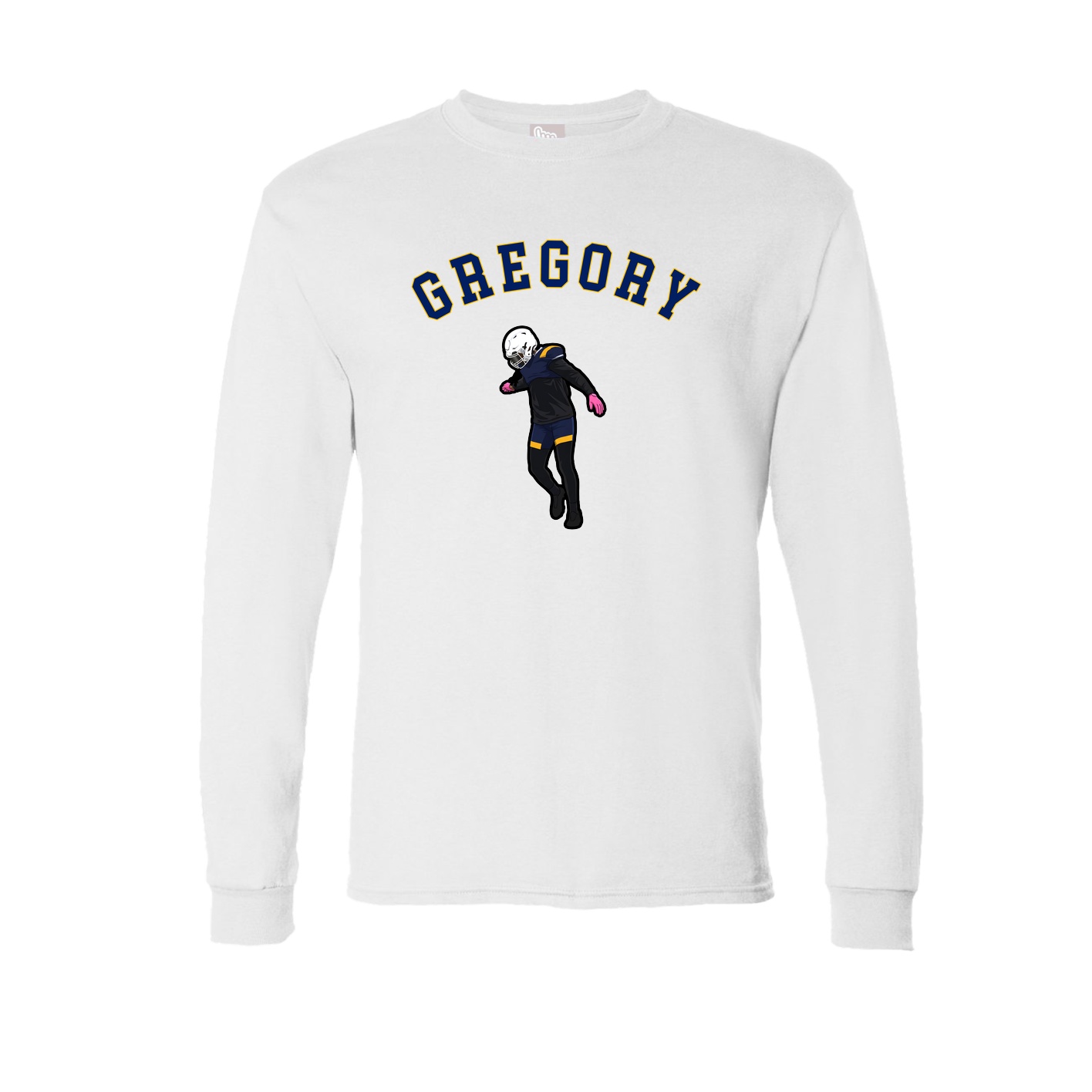 Long Sleeve Tee — Shirsey Arch in White