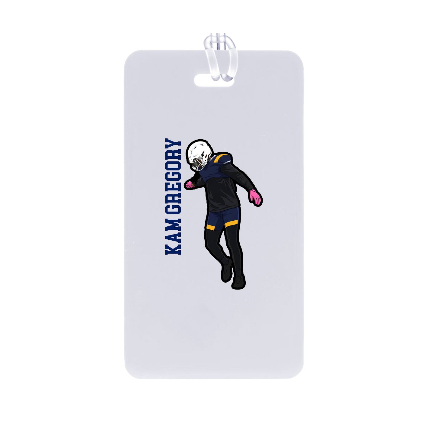 Bag Tag — Name Vertical in Classic