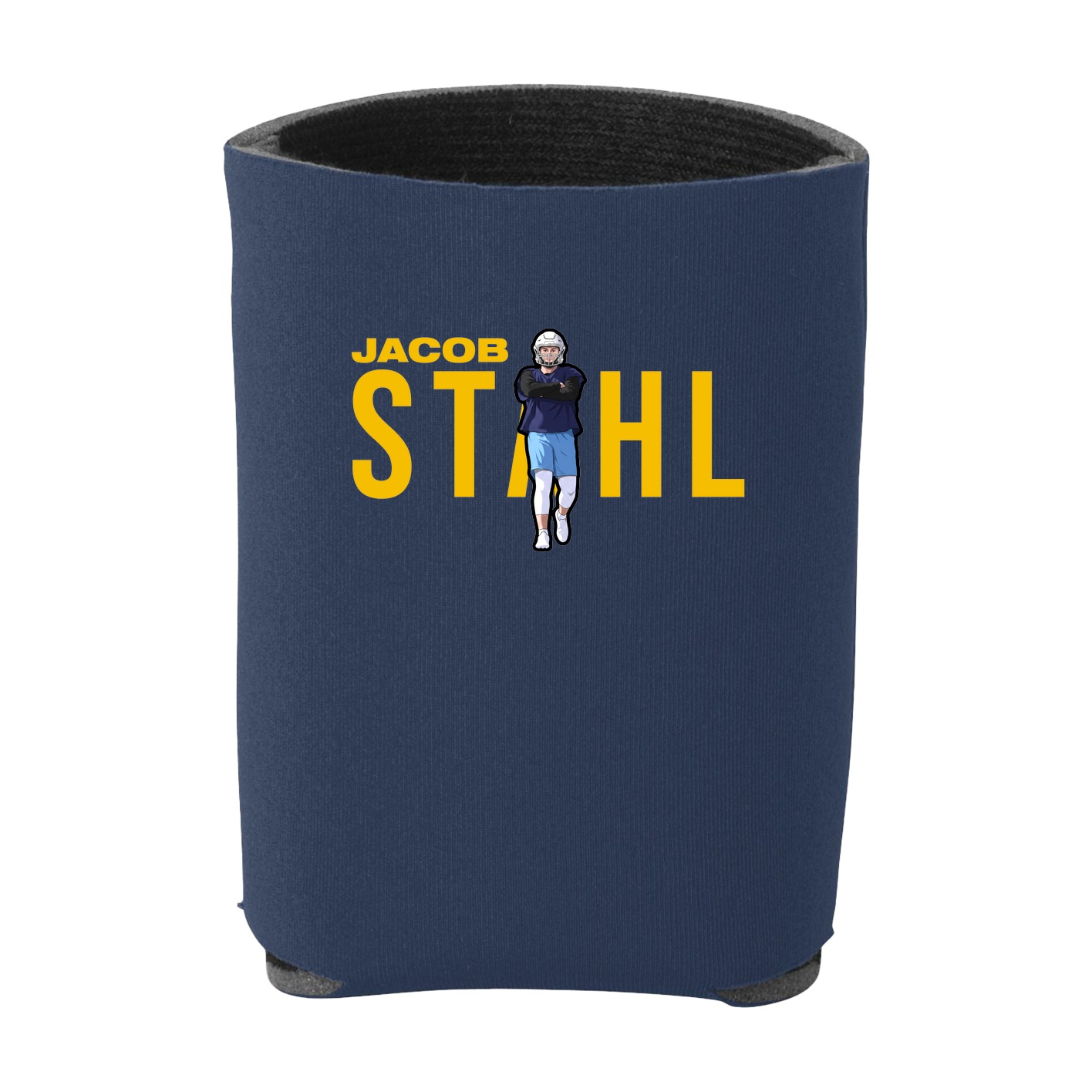 Can Holder — Player Name in Navy