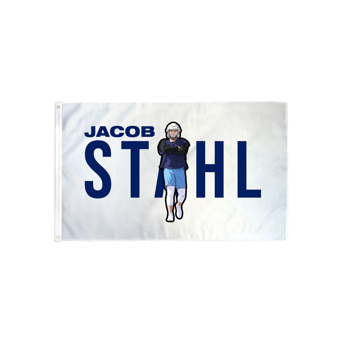 3x5 Flag — Player Name in Classic