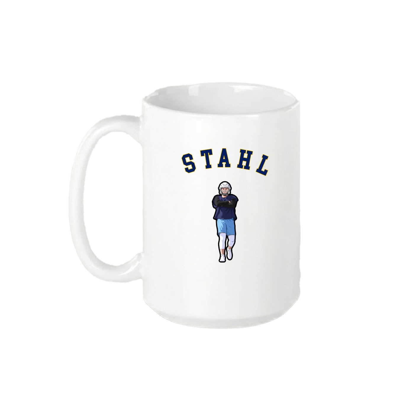 15oz Coffee Mug — Shirsey Arch in White
