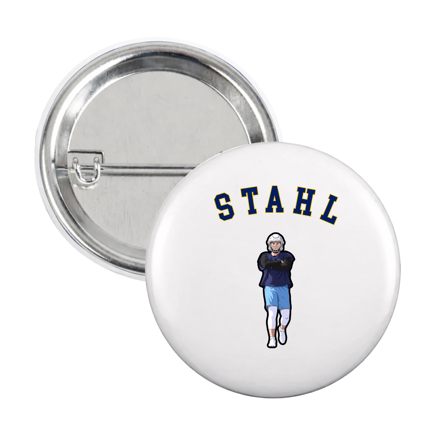 Game Day Button — Shirsey Arch in White