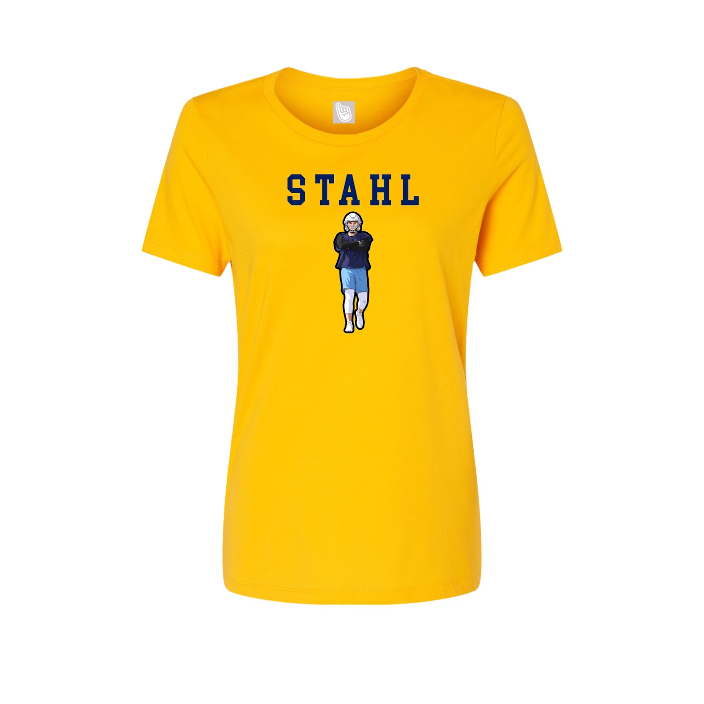 Fitted Women's Tee — Shirsey in Gold