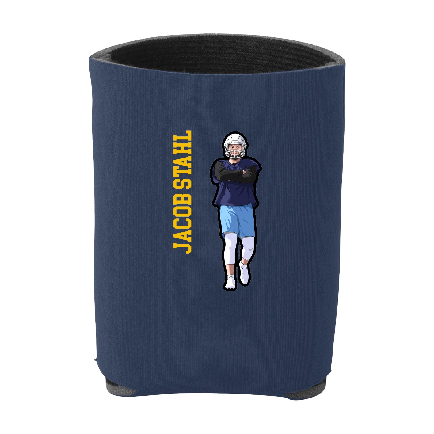 Can Holder — Name Vertical in Navy