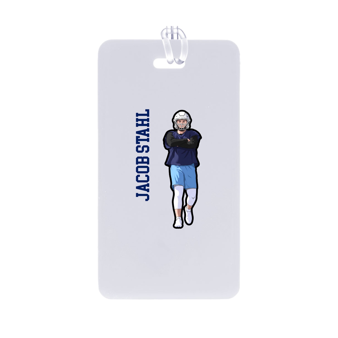 Bag Tag — Name Vertical in Classic