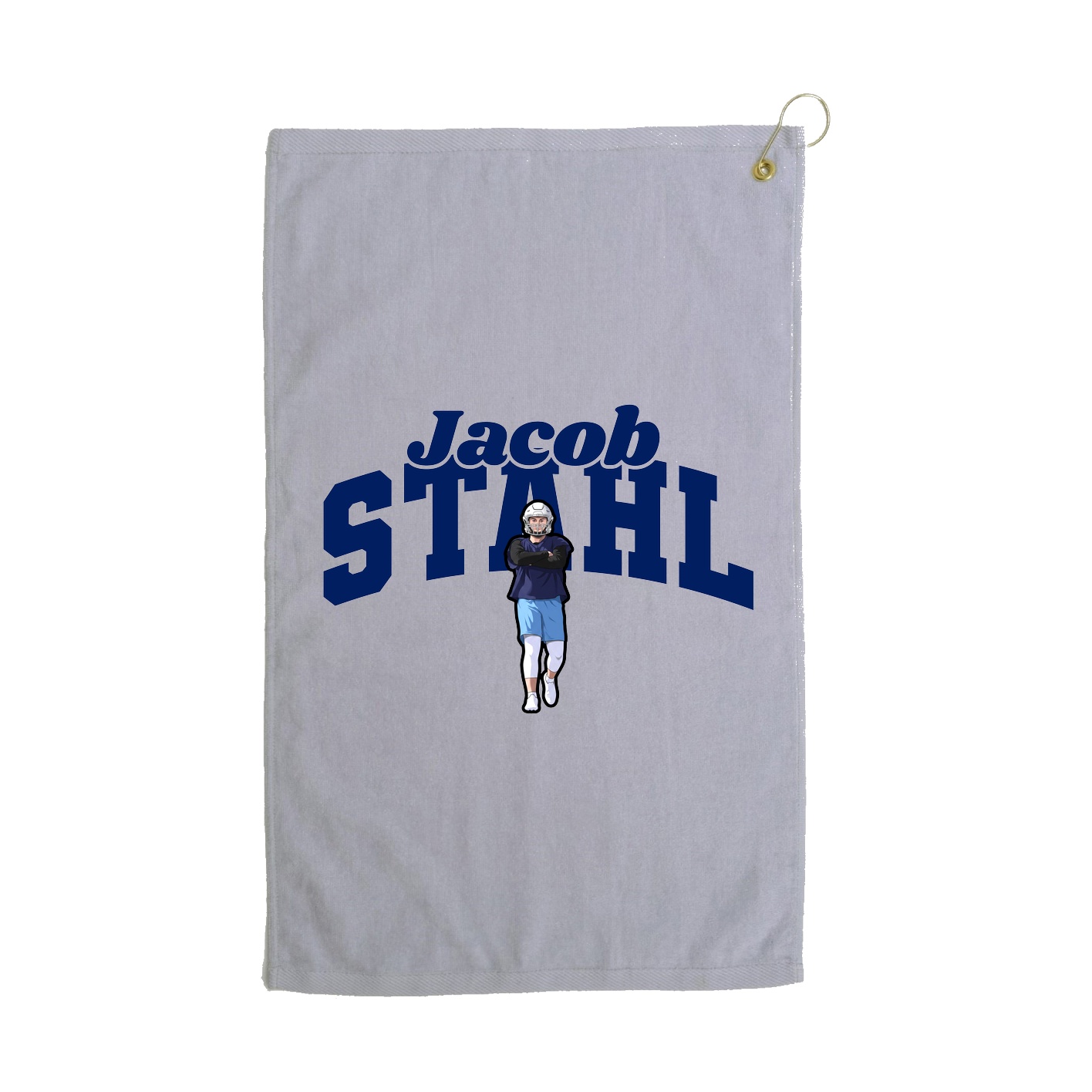 Golf Towel — Signature Arch in Grey