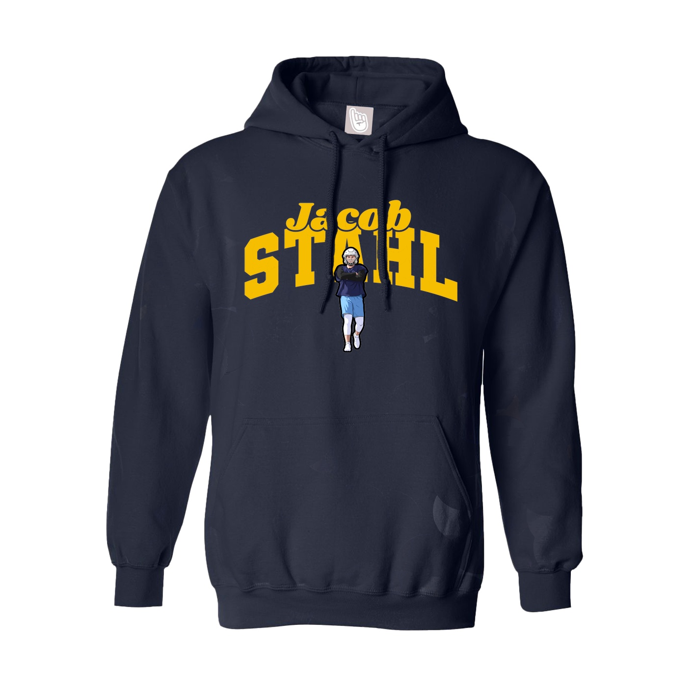 Hoodie — Signature Arch in Navy