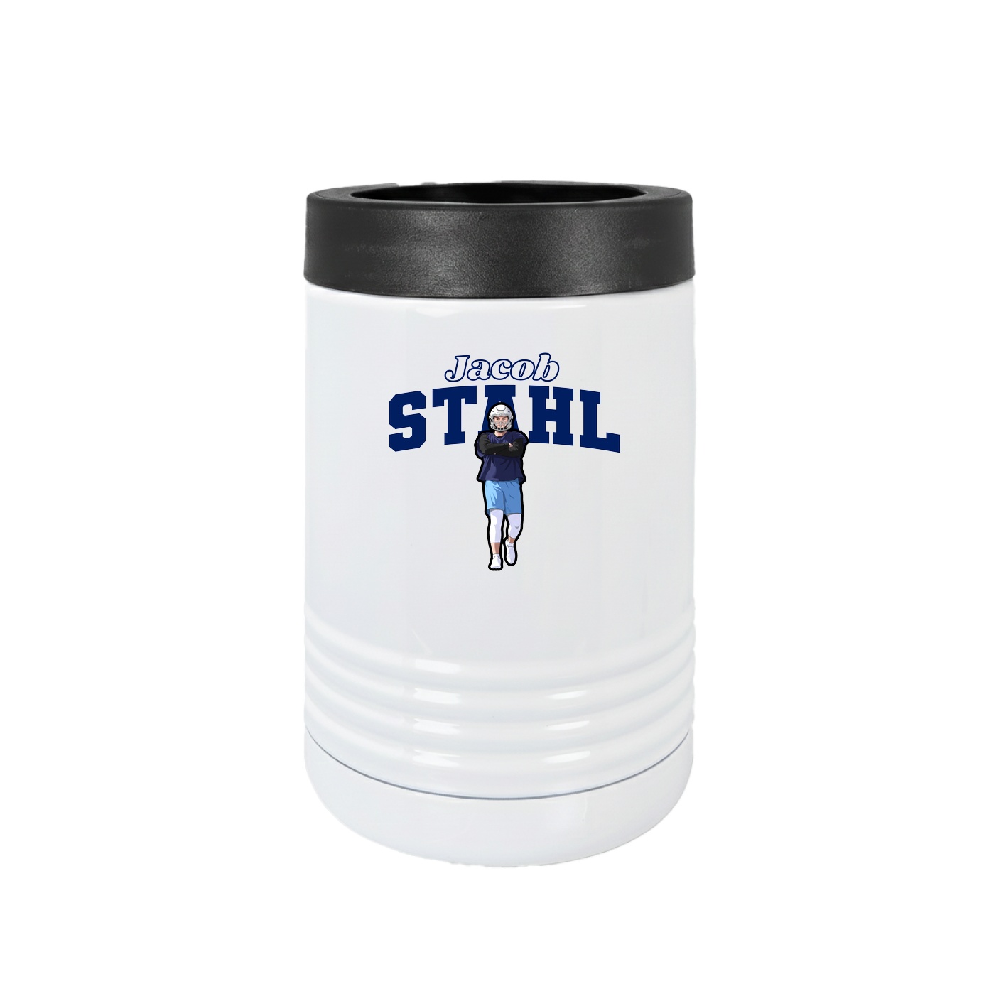 Beverage Holder — Name Arch in White