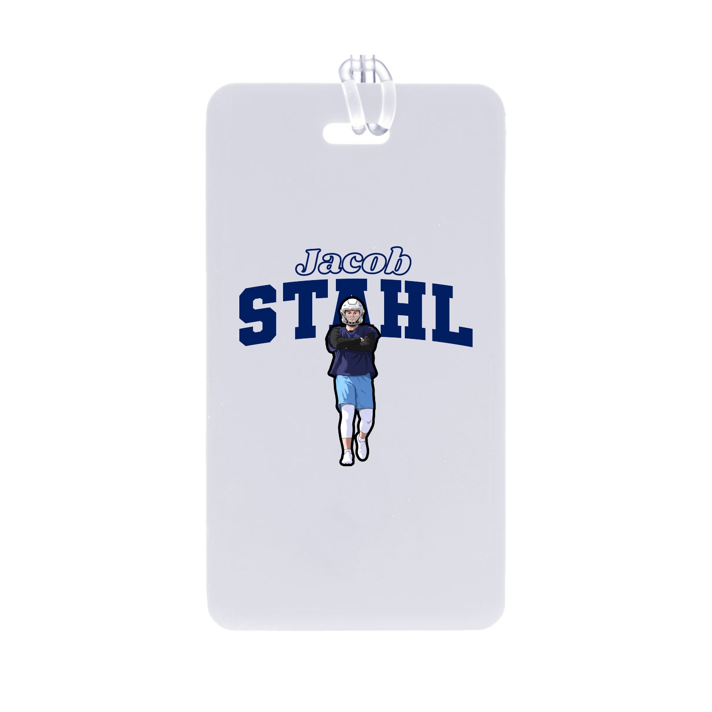 Bag Tag — Name Arch in Classic
