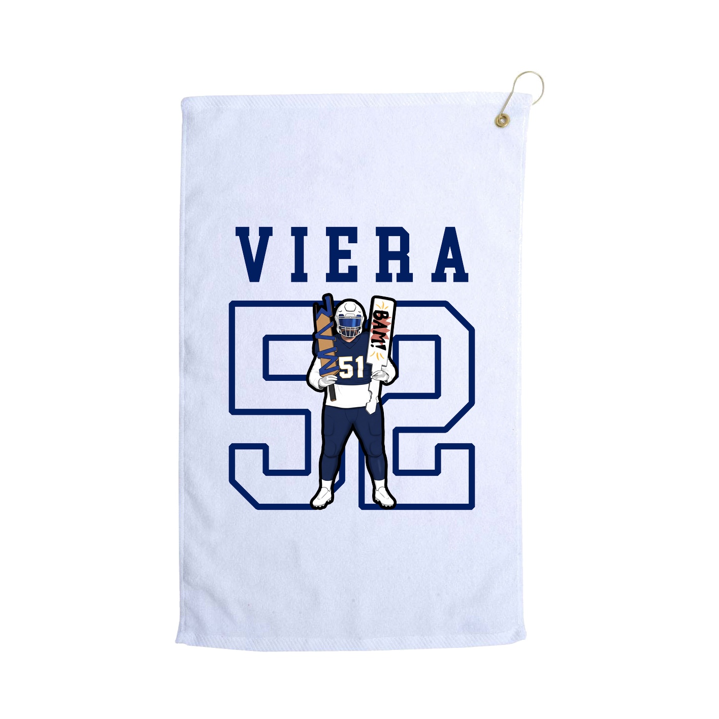 Golf Towel — Shirsey in White