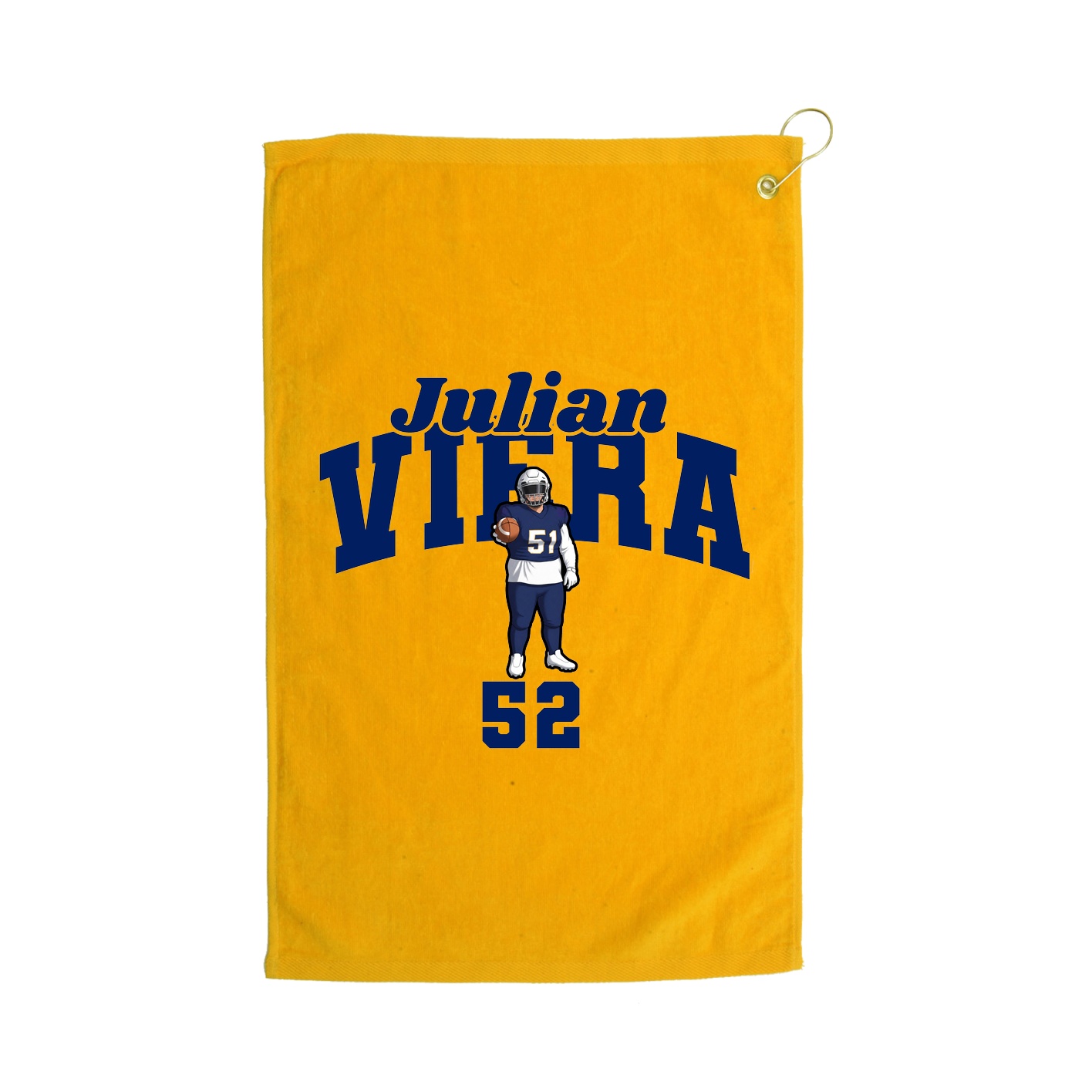 Golf Towel — Signature Arch in Gold