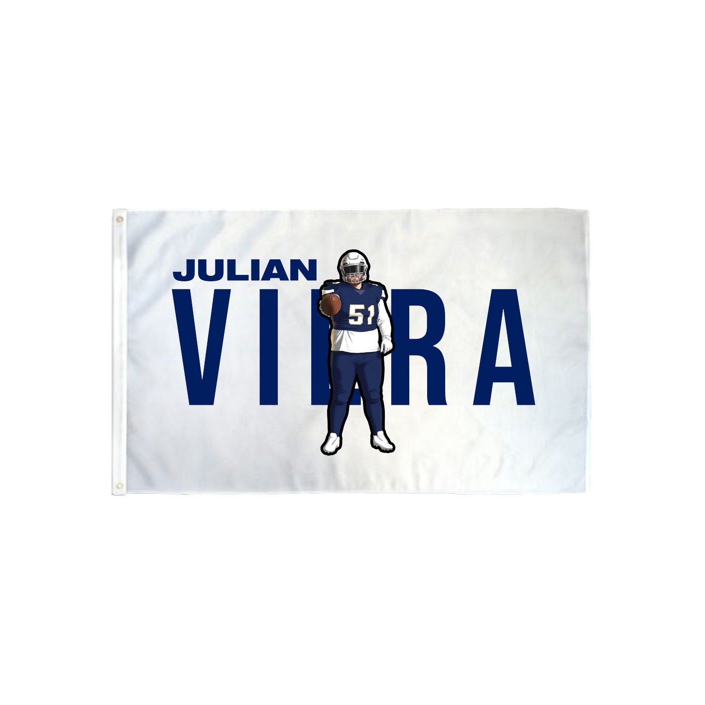 3x5 Flag — Player Name in Classic