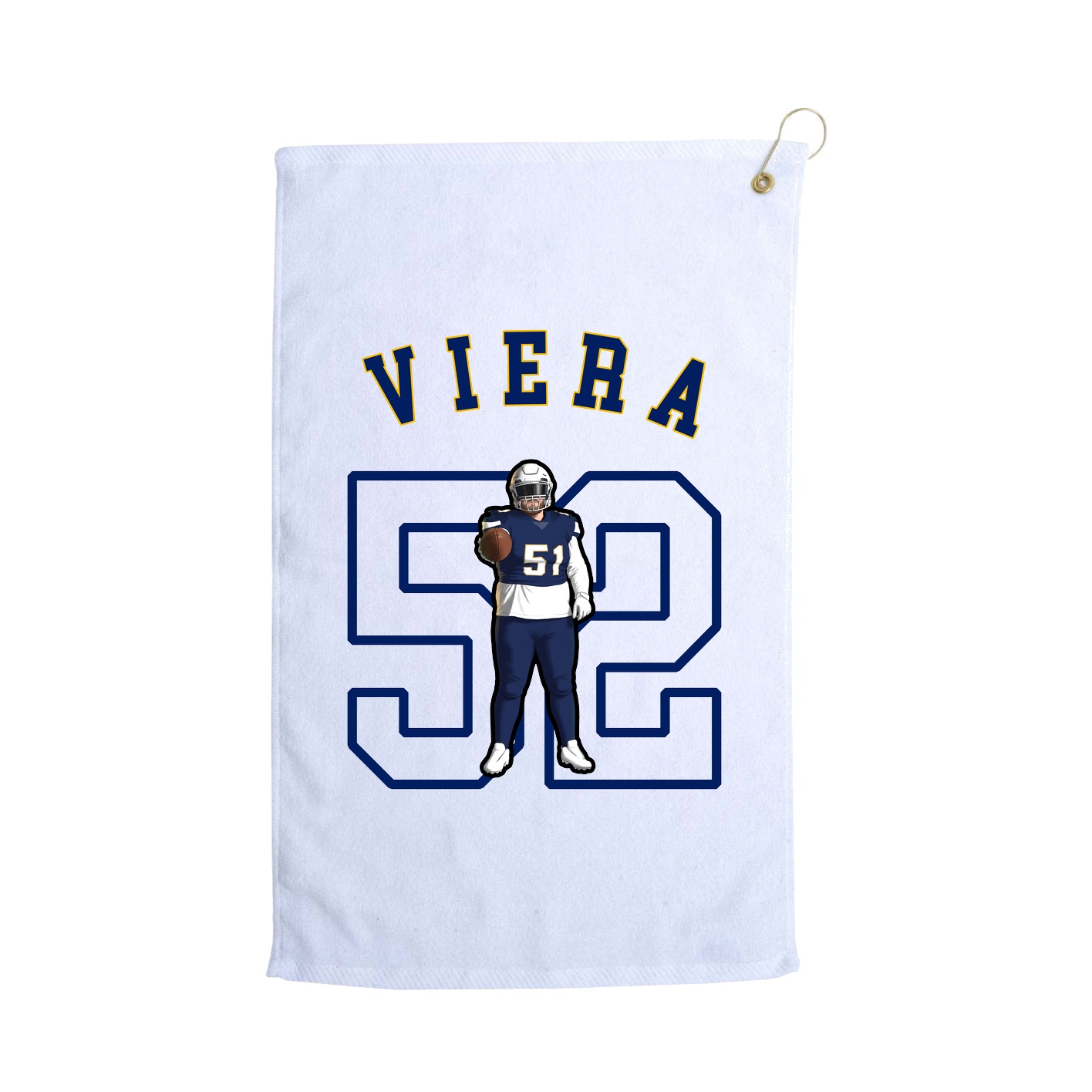 Golf Towel — Shirsey Arch in White
