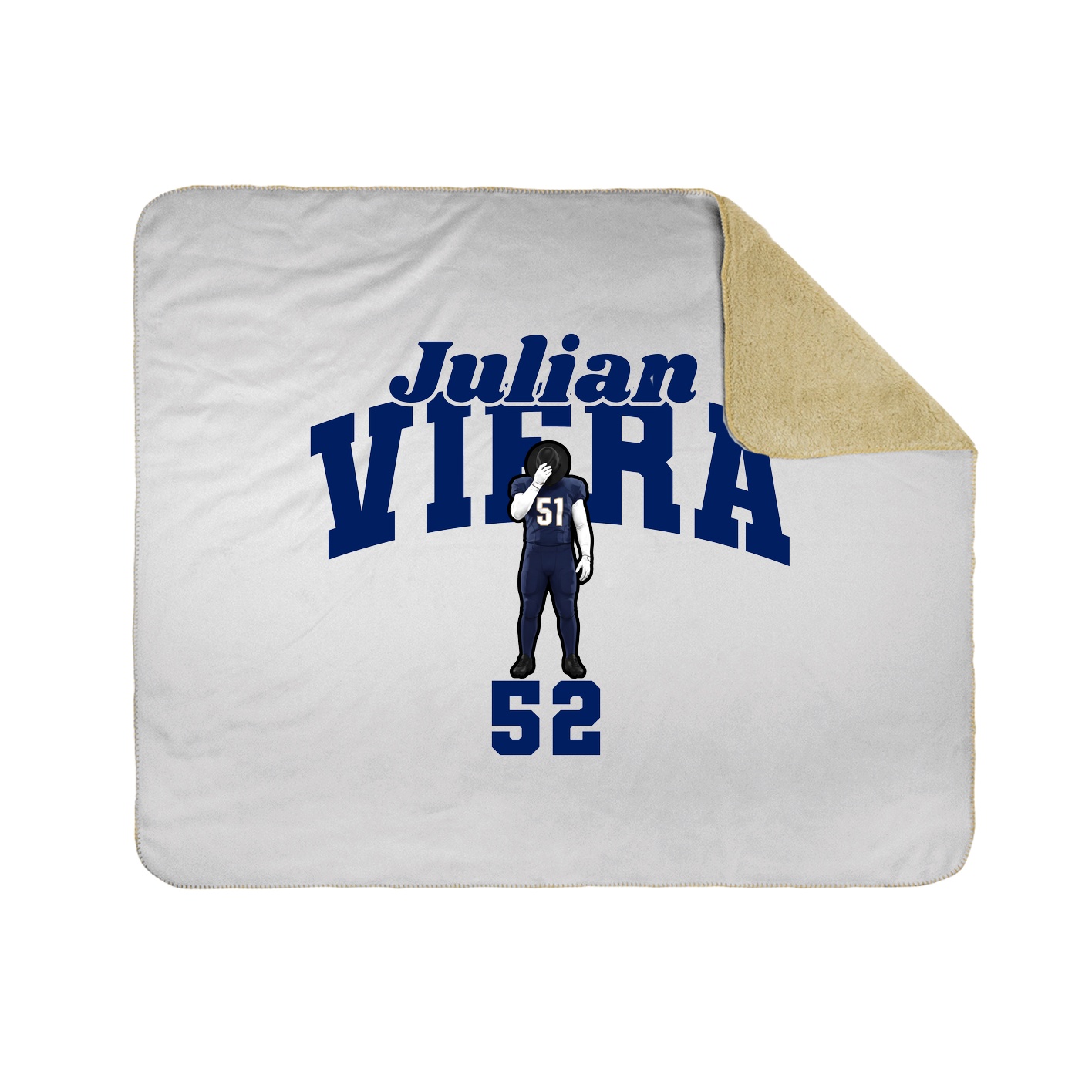 Throw Blanket — Signature Arch in White