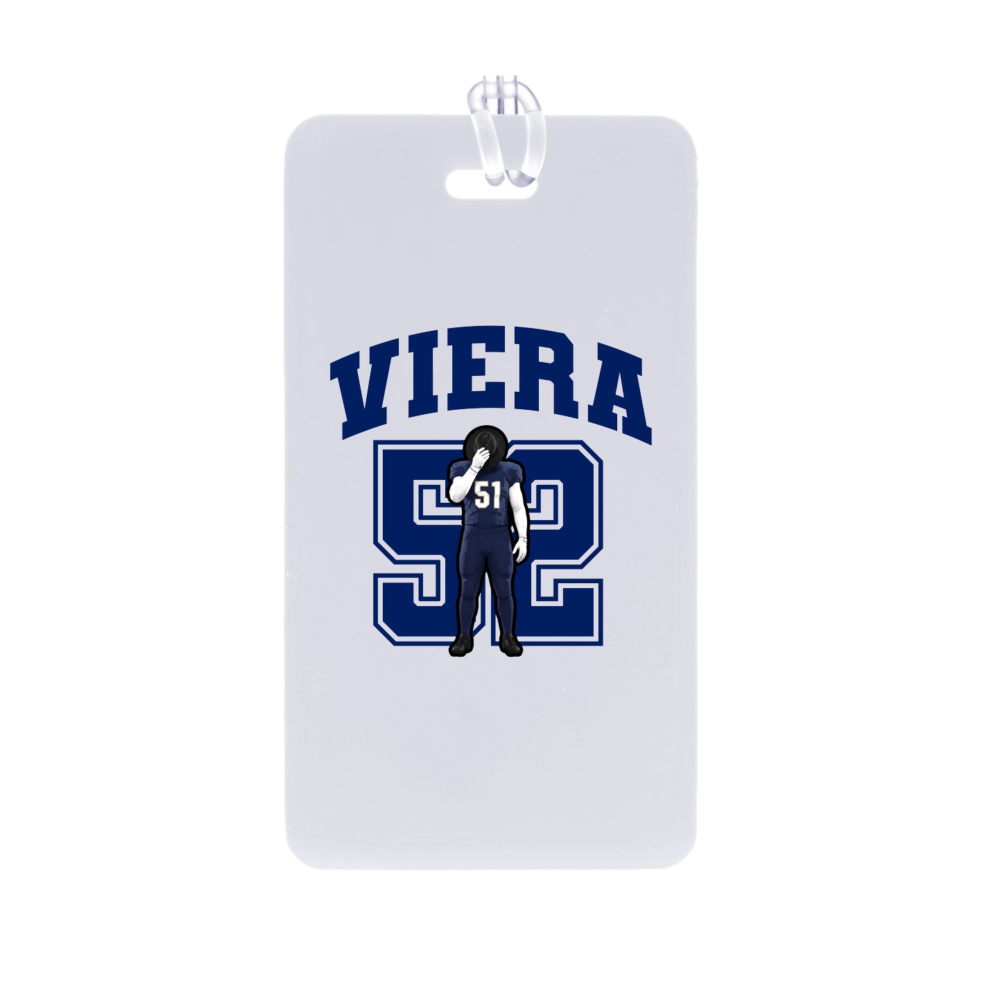 Bag Tag — Number in Classic