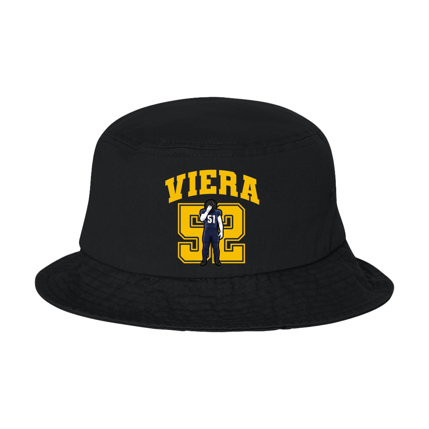 Bucket Cap — Number in Black