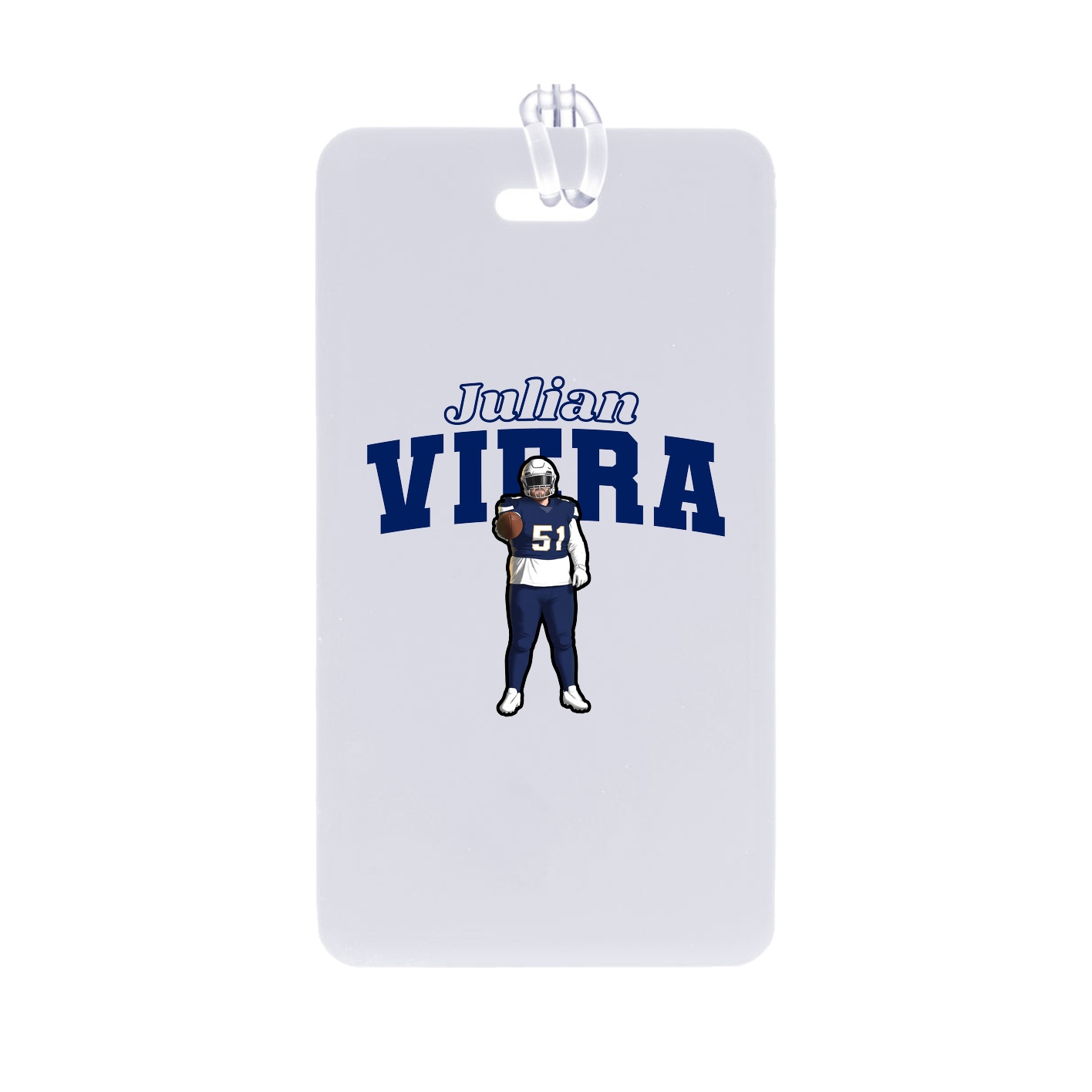 Bag Tag — Name Arch in Classic