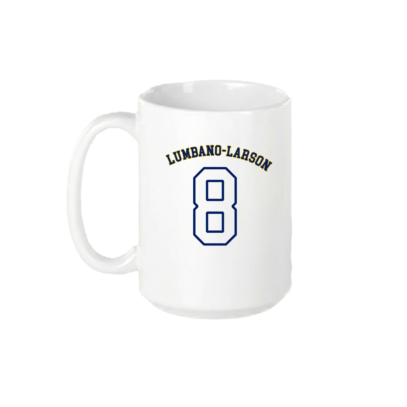 15oz Coffee Mug — Shirsey Arch in White