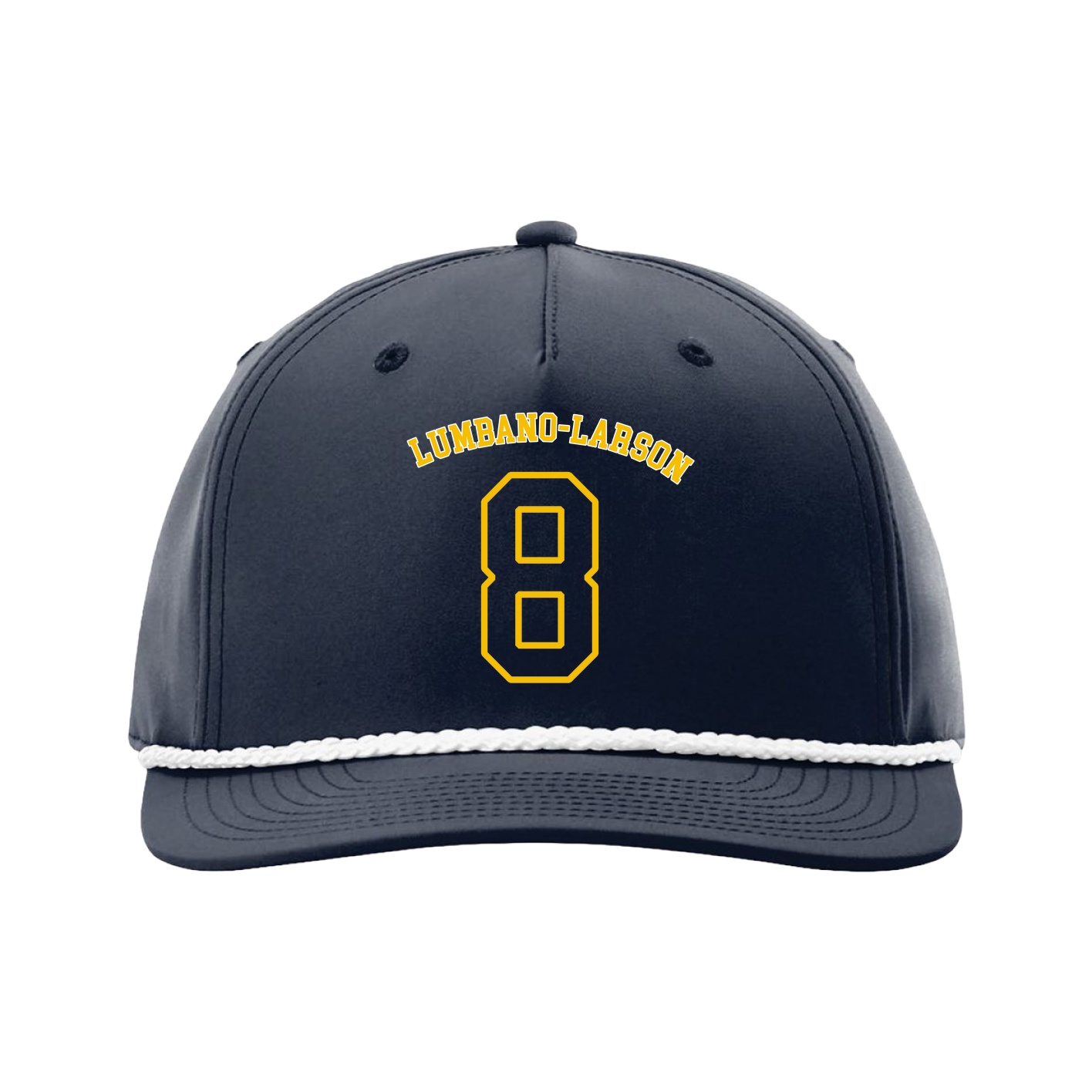Five-Panel Classic Rope Cap — Shirsey Arch in Navy