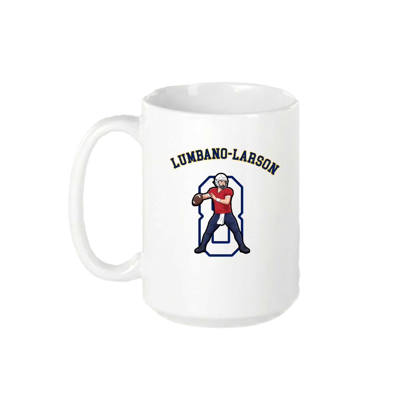 15oz Coffee Mug — Shirsey Arch in White