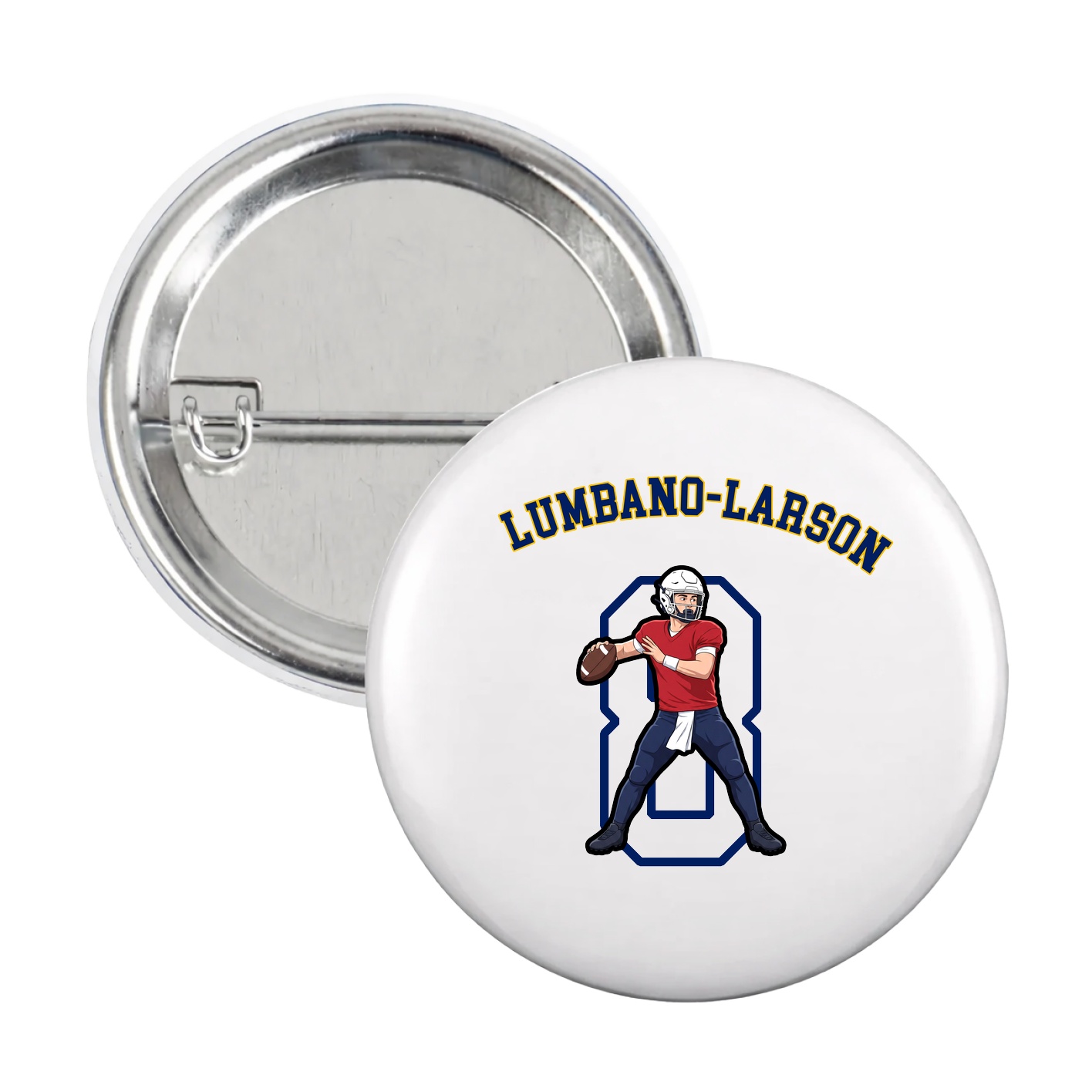 Game Day Button — Shirsey Arch in White