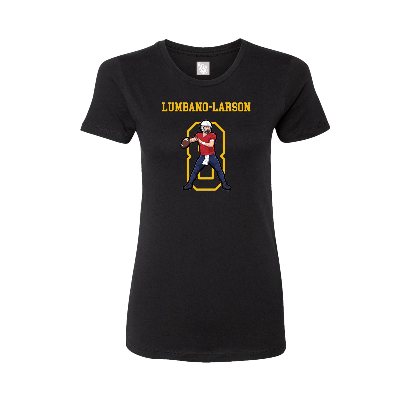 Fitted Women's Tee — Shirsey in Black