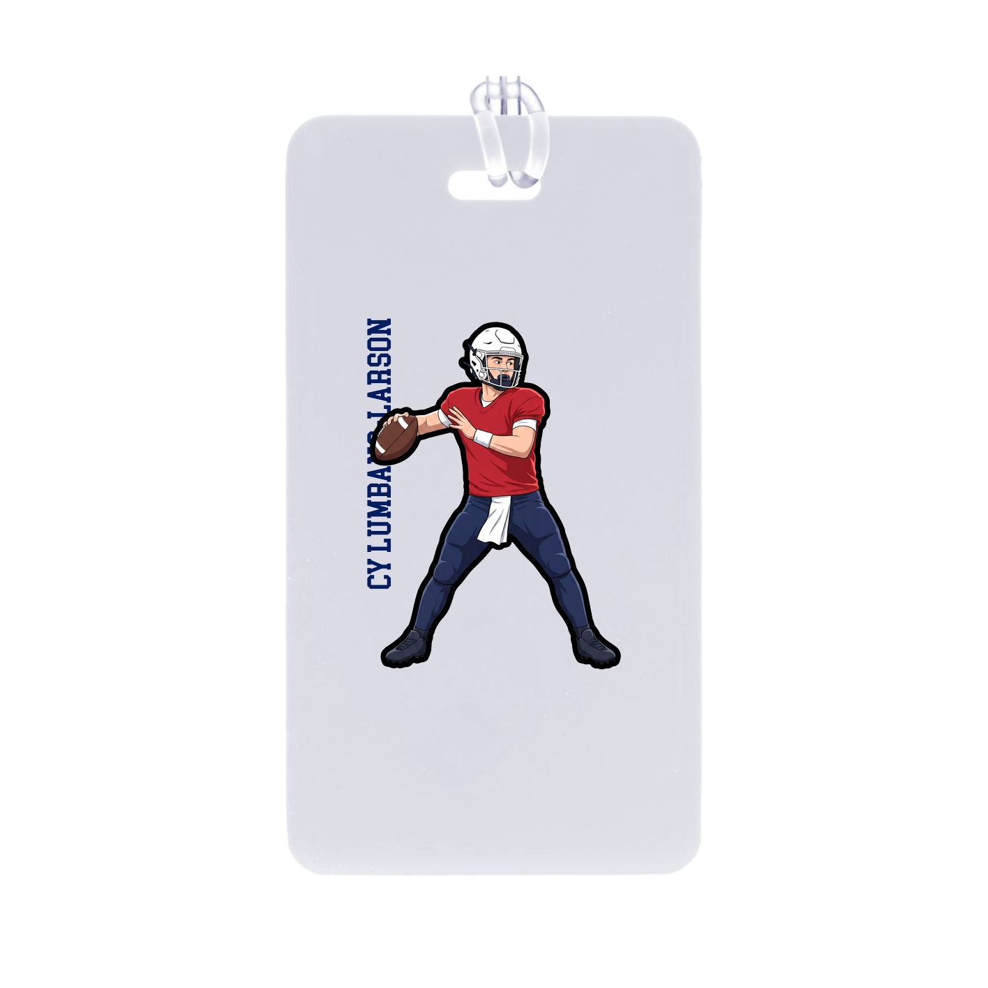Bag Tag — Name Vertical in Classic