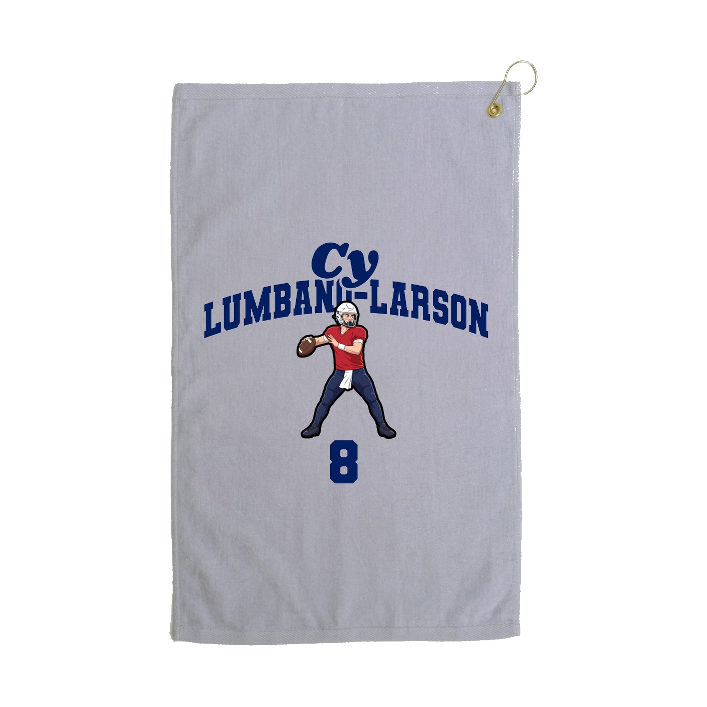 Golf Towel — Signature Arch in Grey