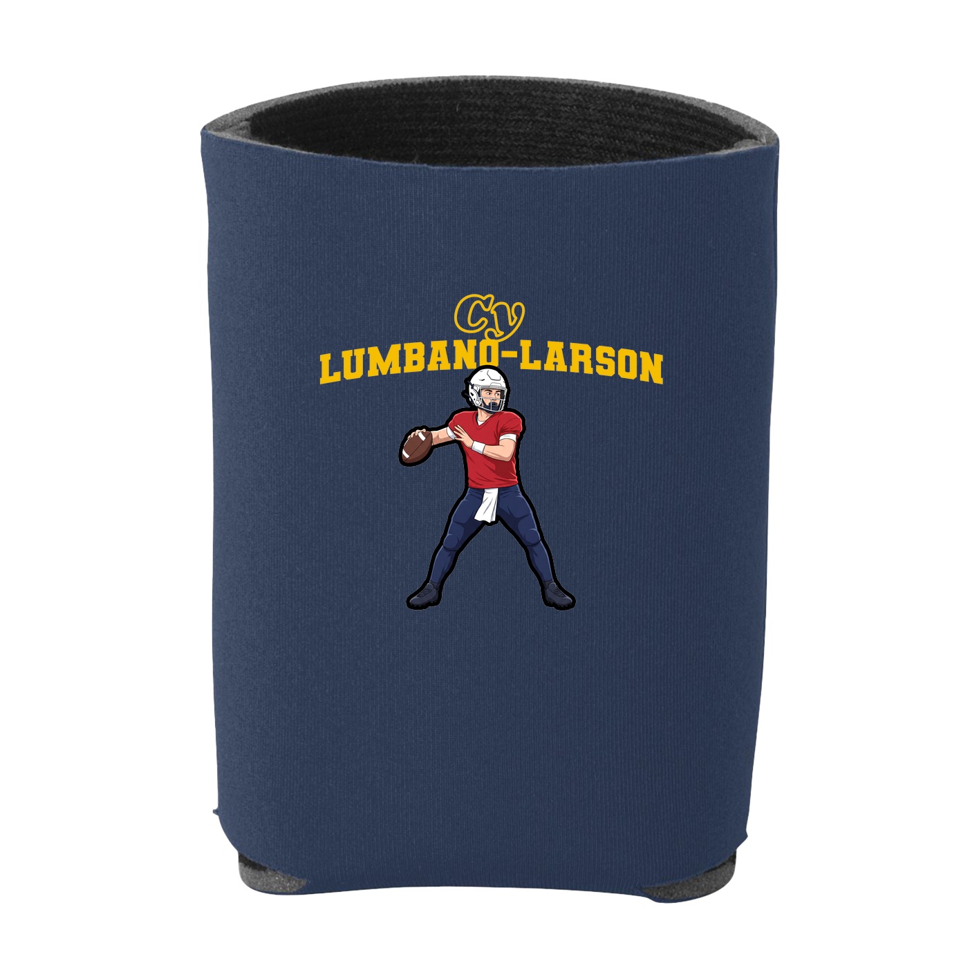 Can Holder — Name Arch in Navy
