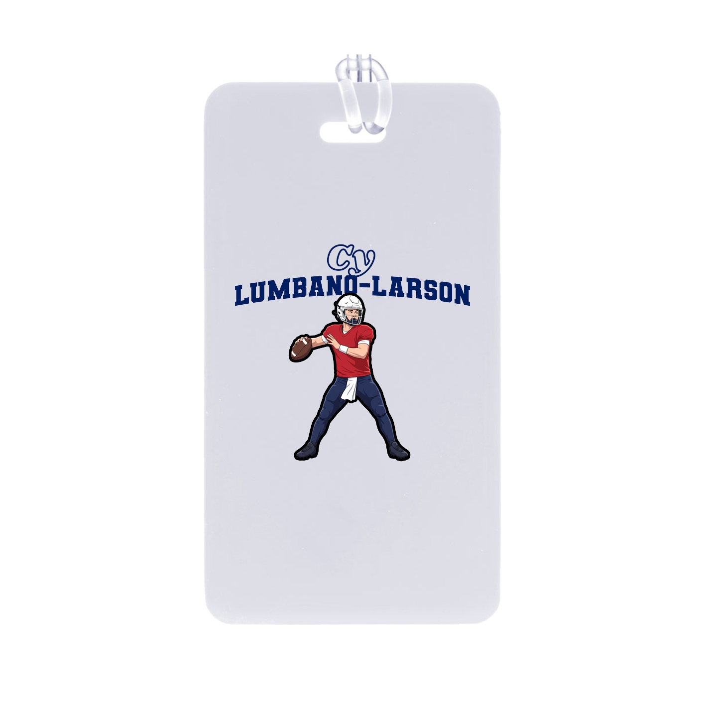 Bag Tag — Name Arch in Classic