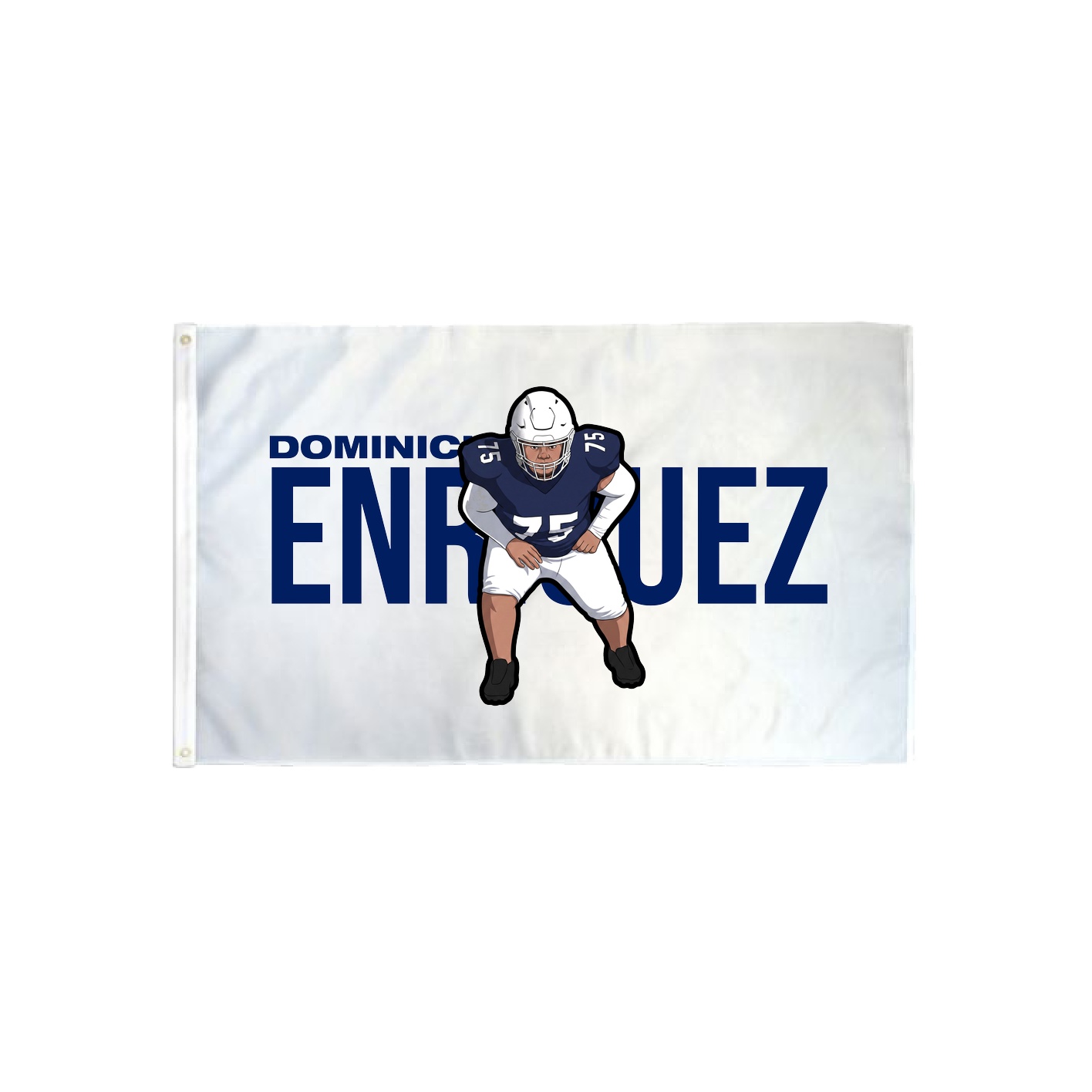 3x5 Flag — Player Name in Classic