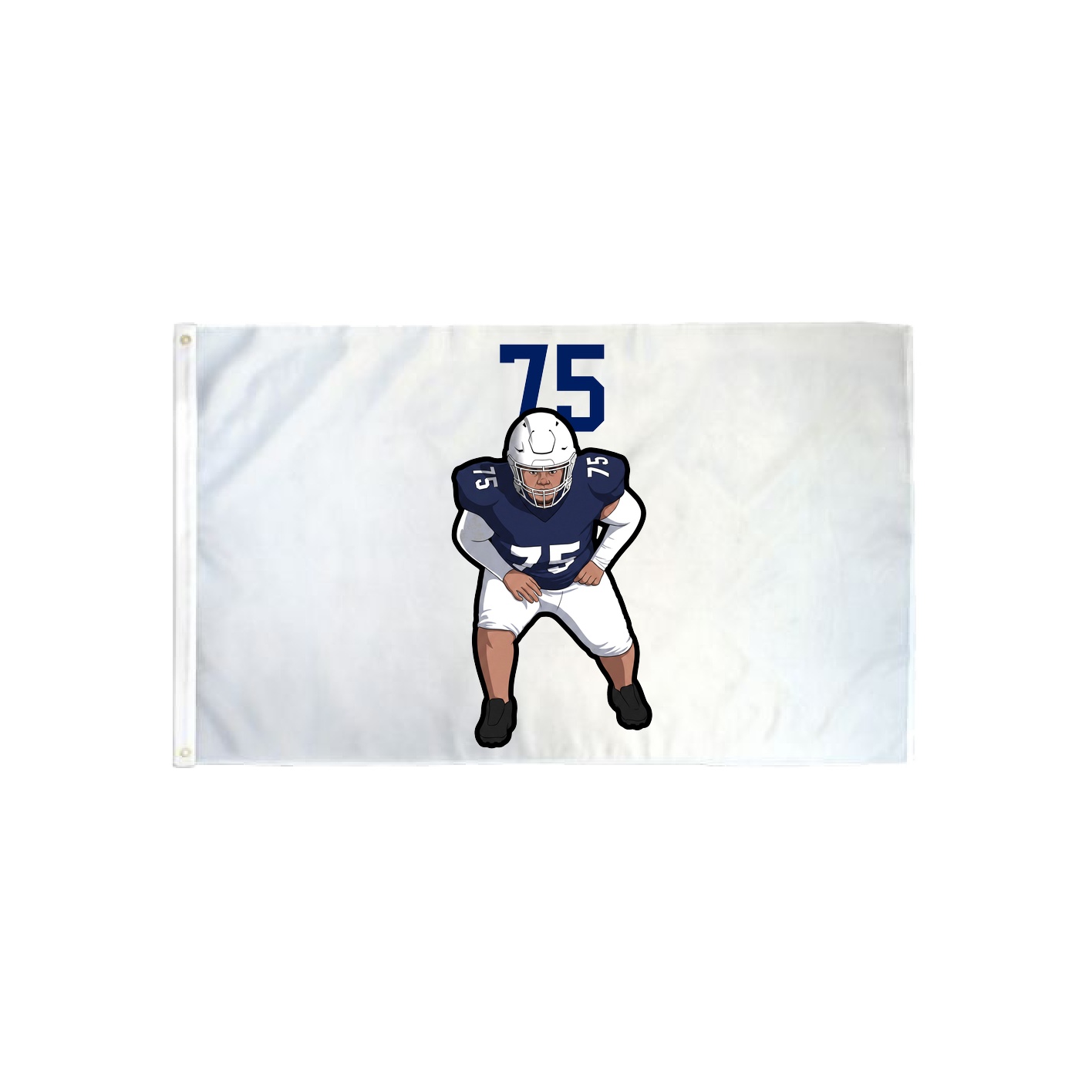 3x5 Flag — Number Top in Classic