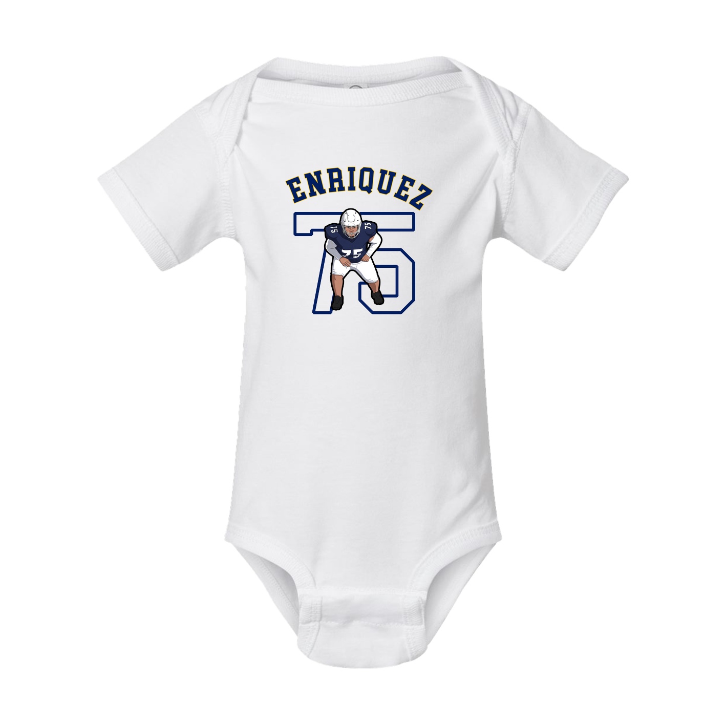 Baby Onesie — Shirsey Arch in White