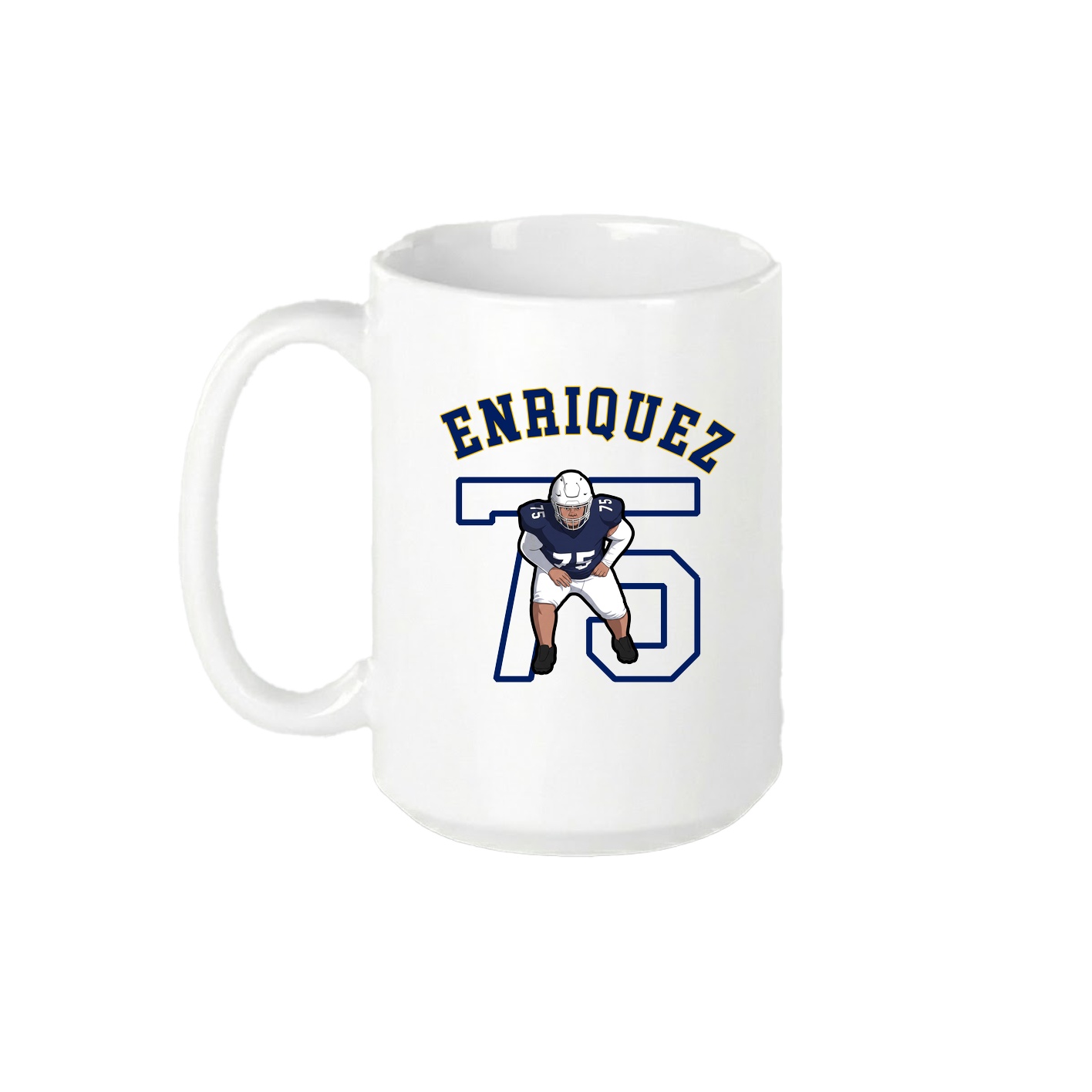 15oz Coffee Mug — Shirsey Arch in White