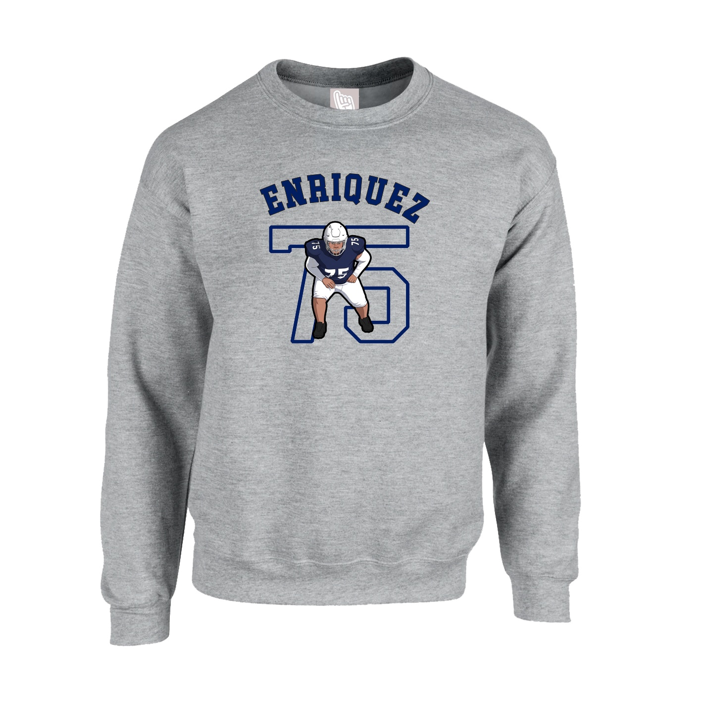Fleece Crew — Shirsey Arch in Grey