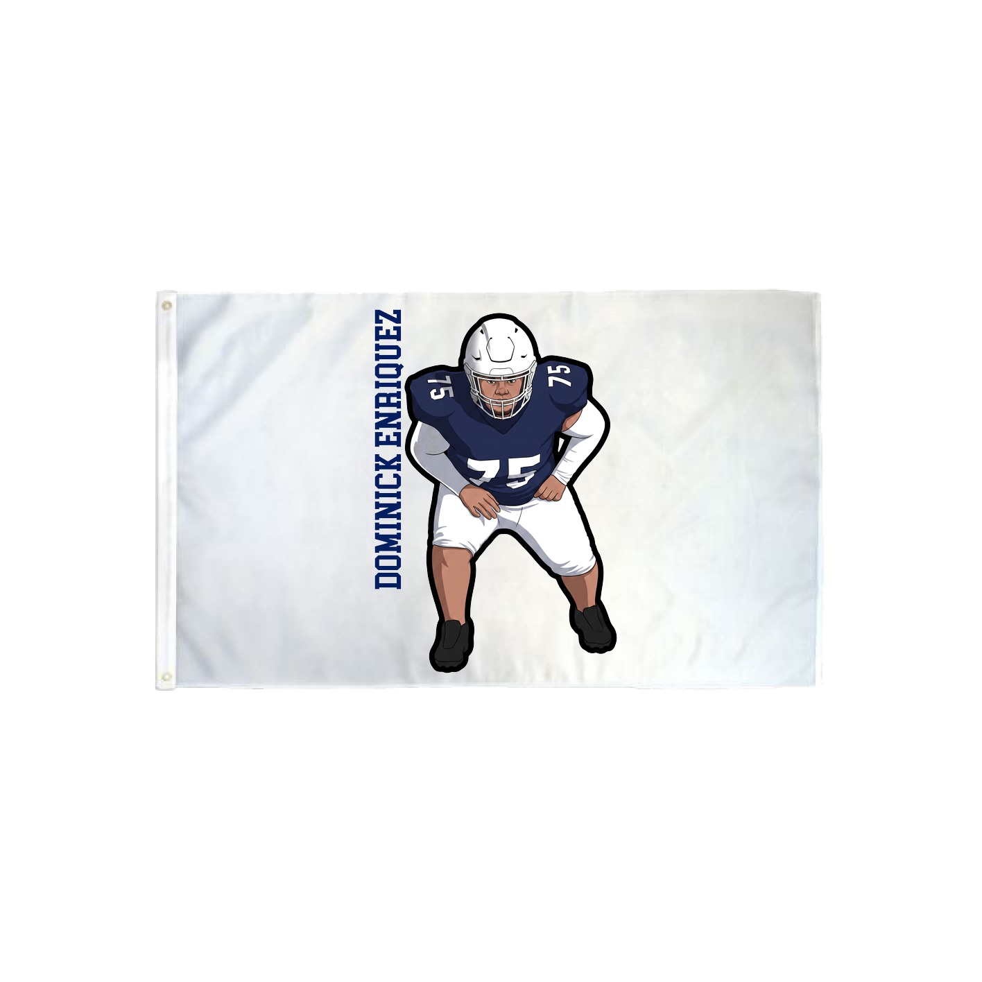 3x5 Flag — Name Vertical in Classic