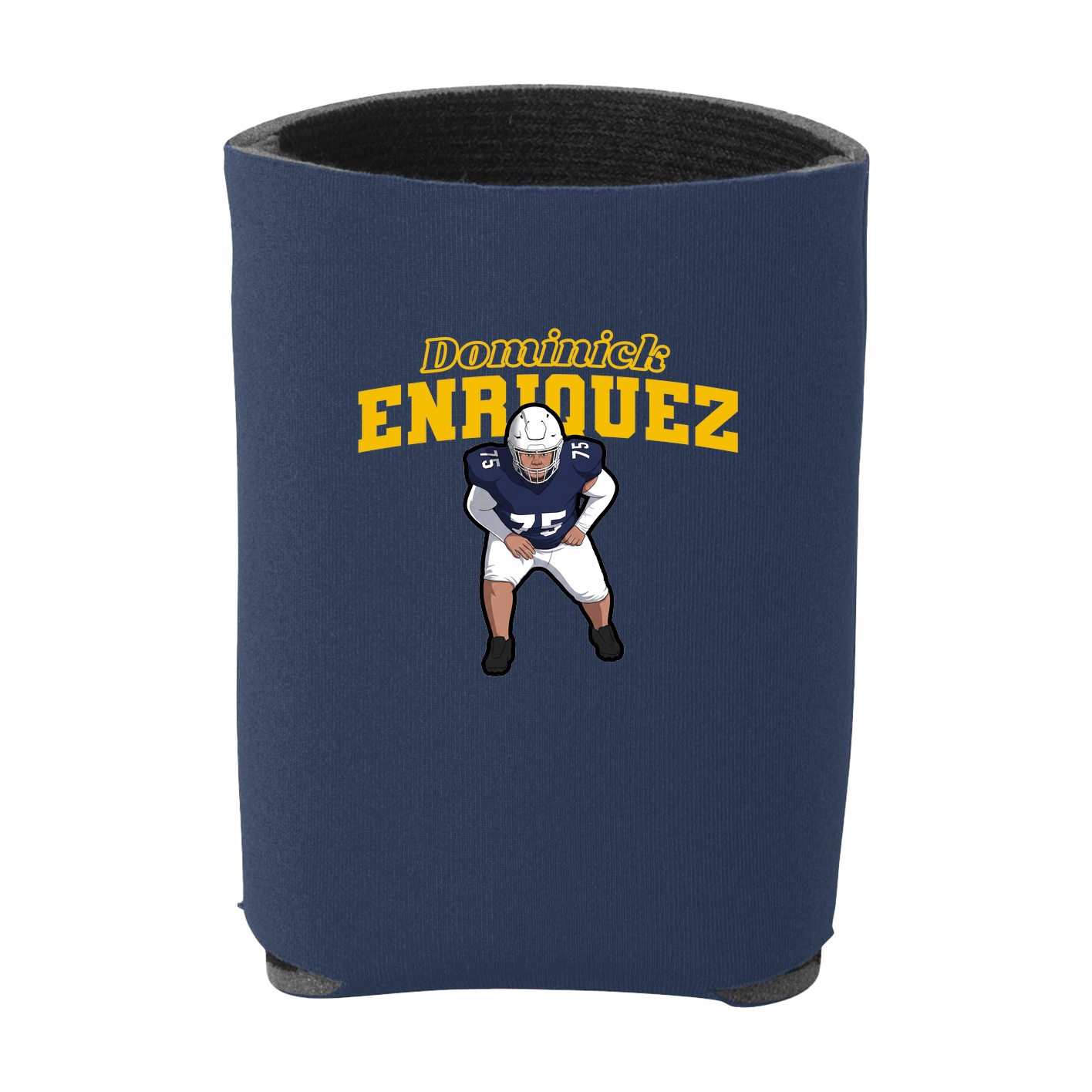 Can Holder — Name Arch in Navy