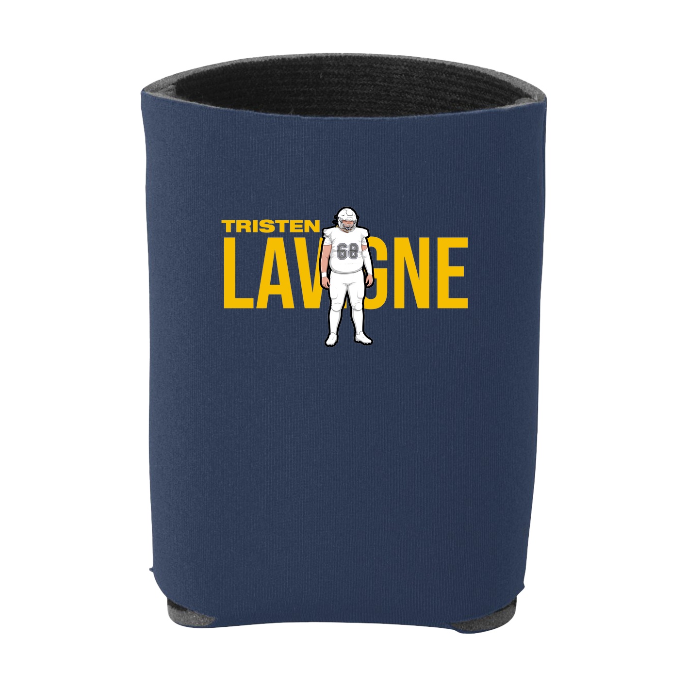 Can Holder — Player Name in Navy