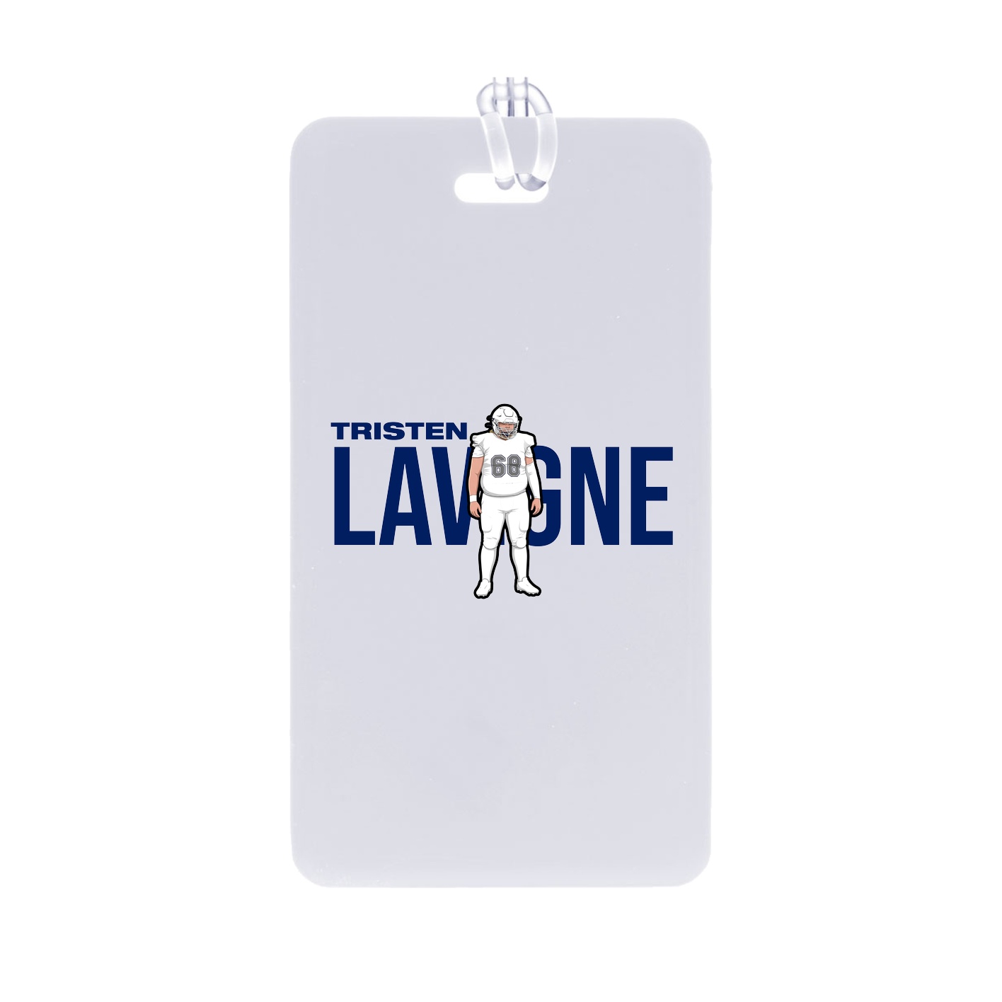 Bag Tag — Player Name in Classic