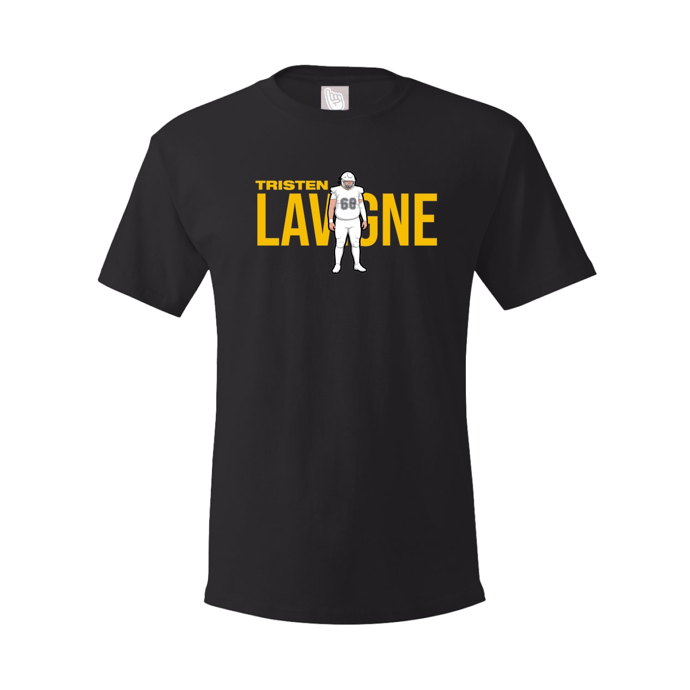 Youth Tee — Player Name in Black