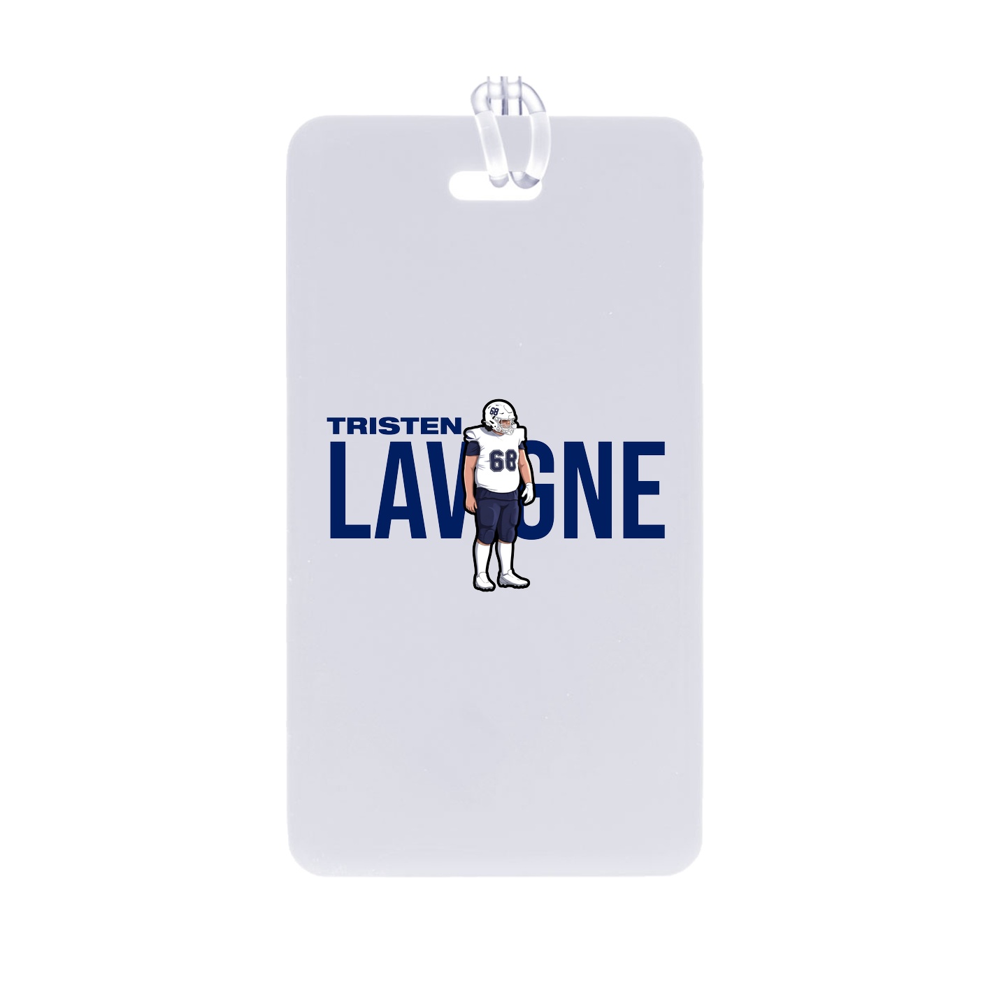 Bag Tag — Player Name in Classic
