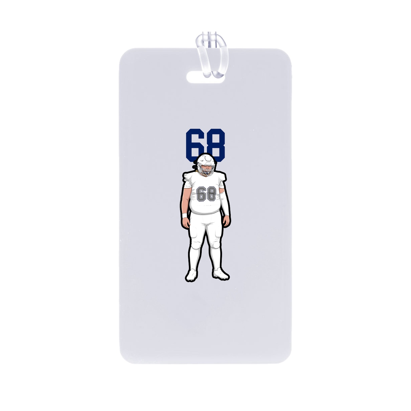 Bag Tag — Number Top in Classic