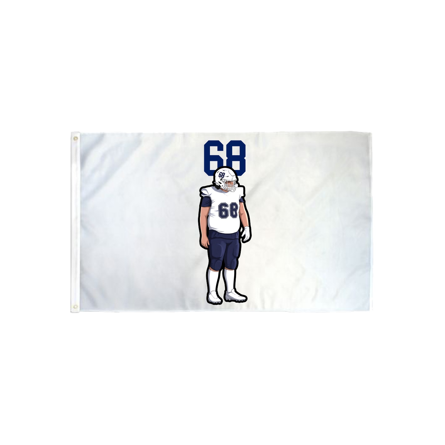 3x5 Flag — Number Top in Classic