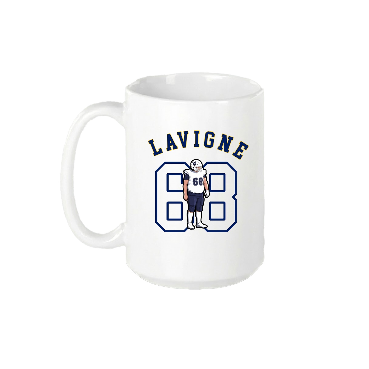 15oz Coffee Mug — Shirsey Arch in White