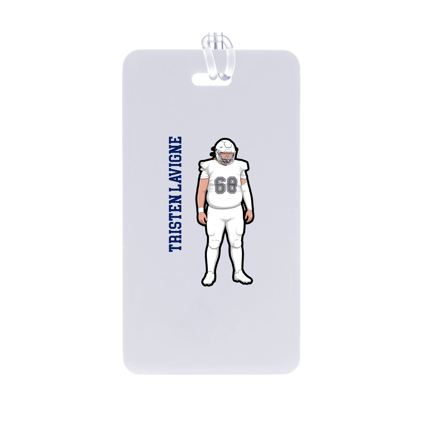 Bag Tag — Name Vertical in Classic