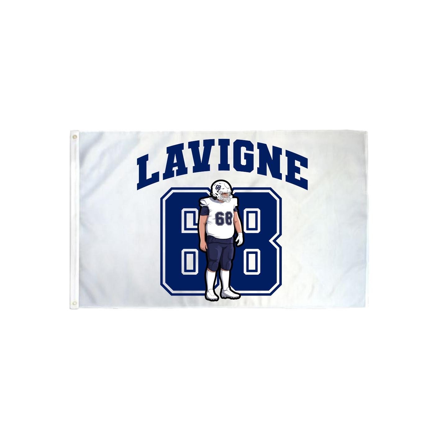 3x5 Flag — Number in Classic