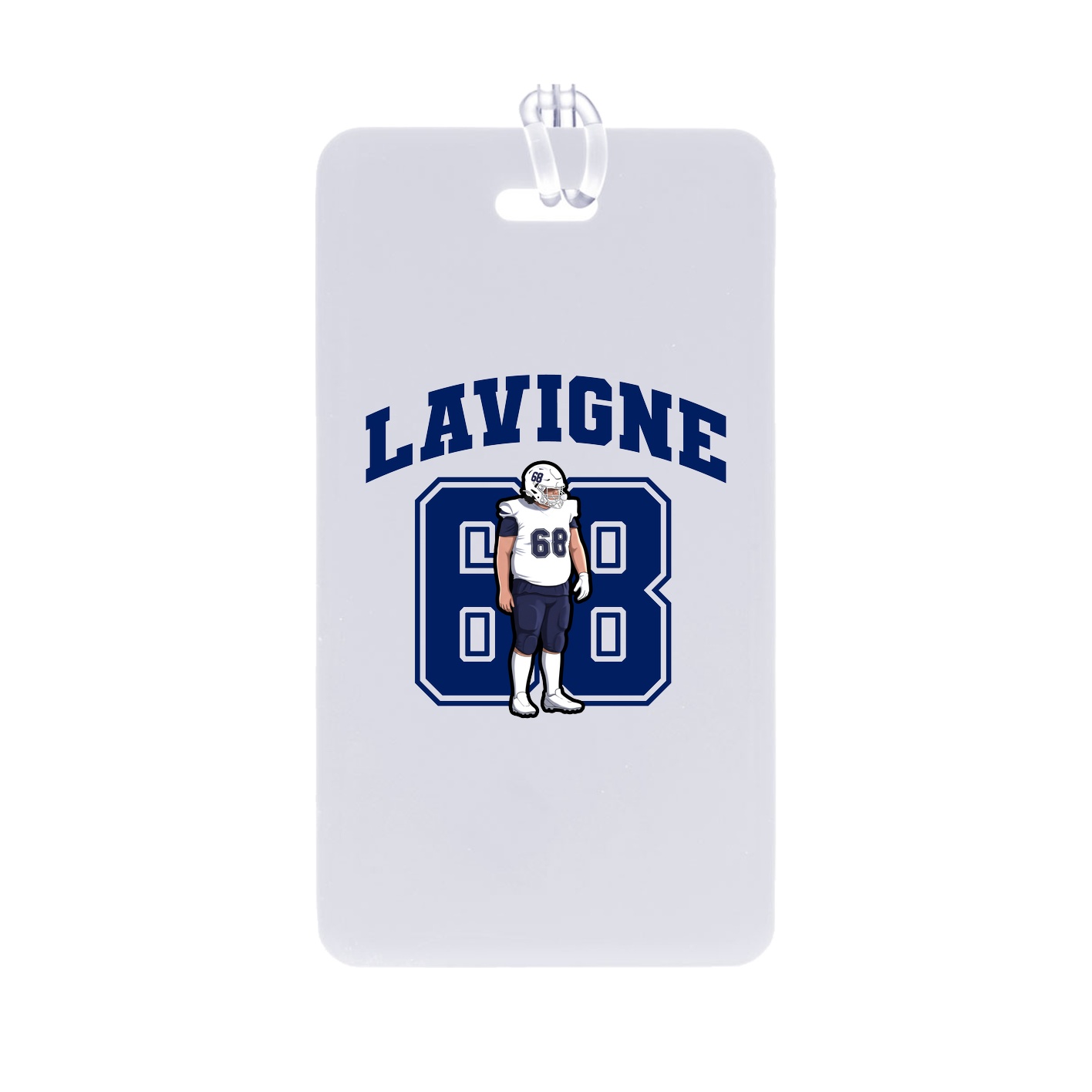 Bag Tag — Number in Classic