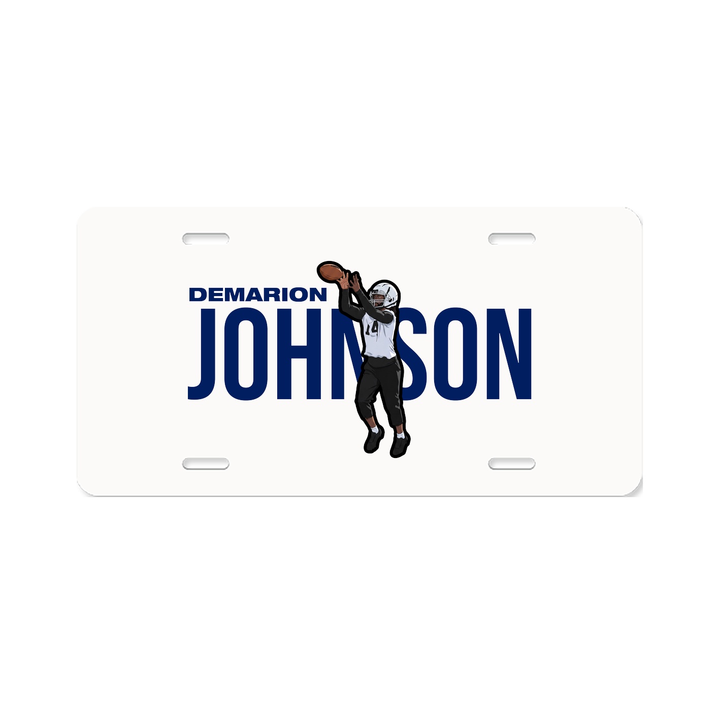 License Plate — Player Name in Classic