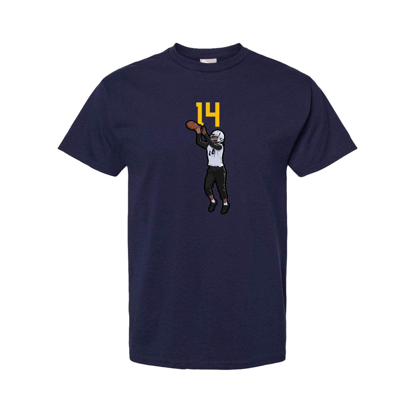Youth Tee — Number Top in Navy